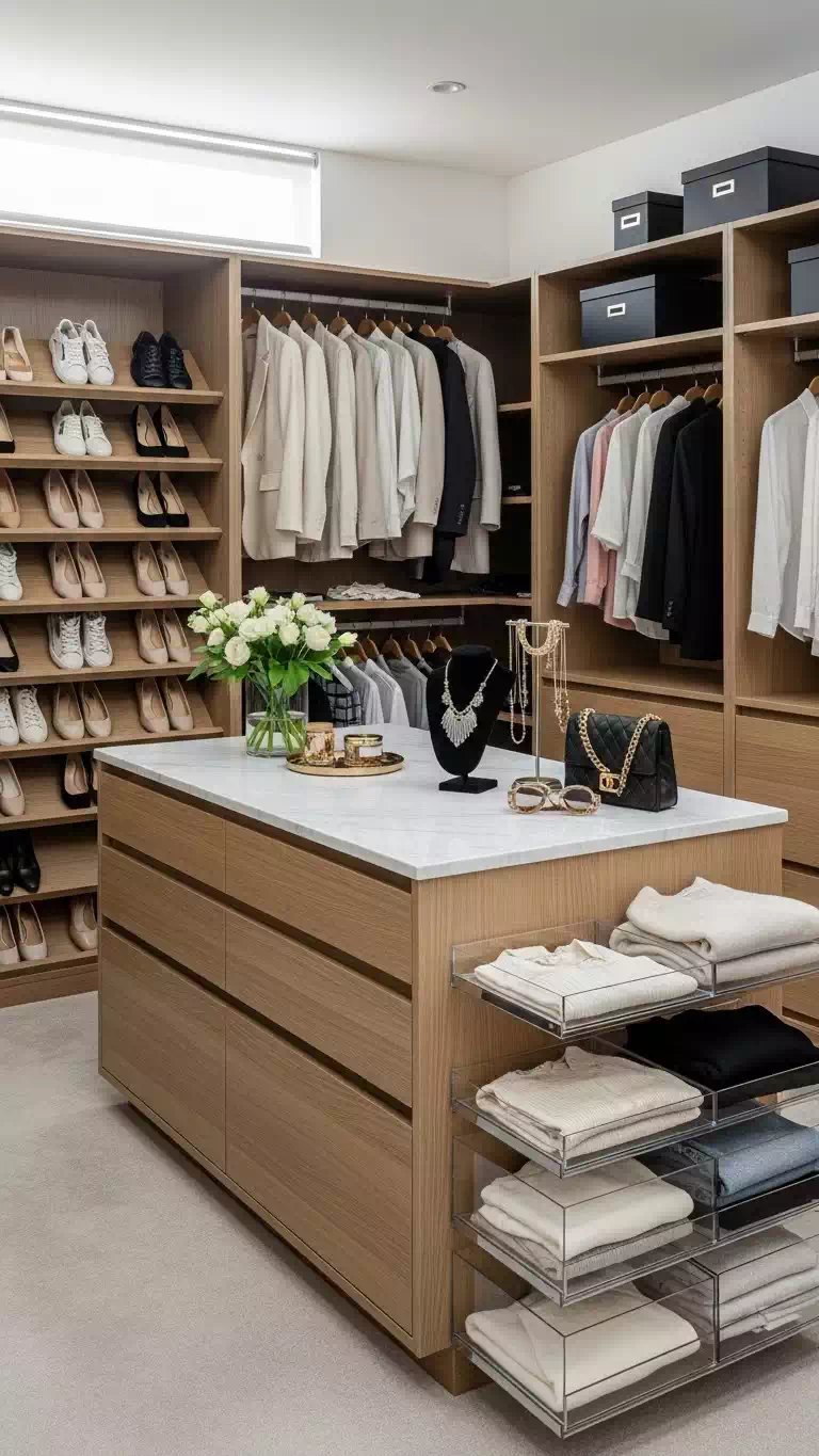 "Shop your closet wardrobe organization styling tips"