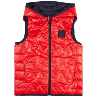 Moncler Red Montreuil Puffer Vest