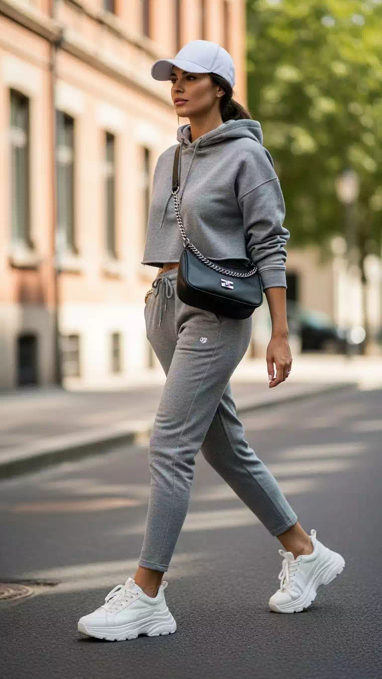 Gray joggers (tapered)